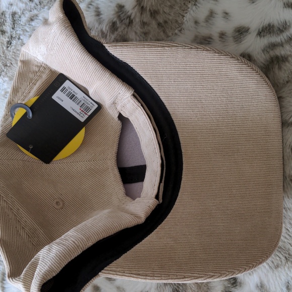NWT Pair (2) Tan Corduroy Baseball Hats - Picture 3 of 4